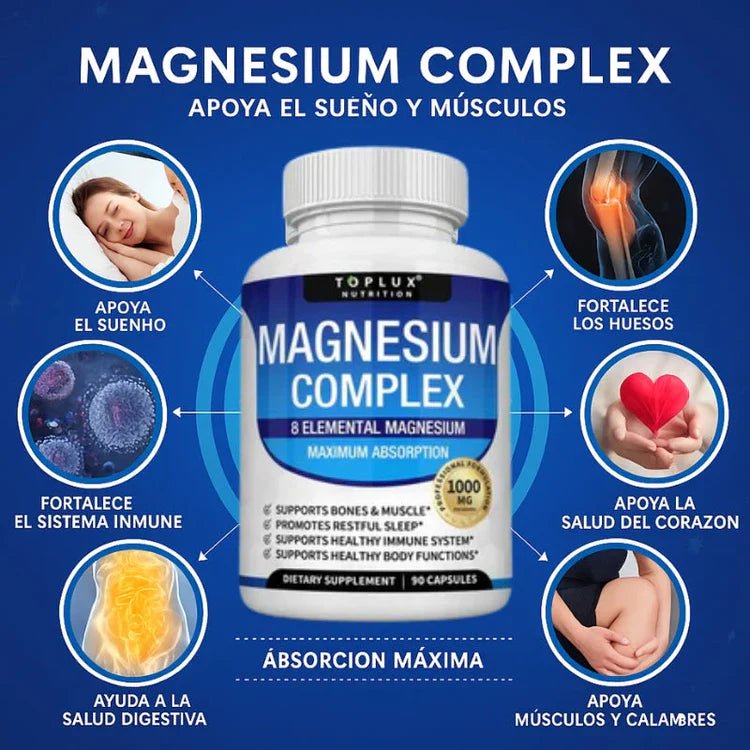 Magnesio Complex™ 8 en 1 - 60 cáps